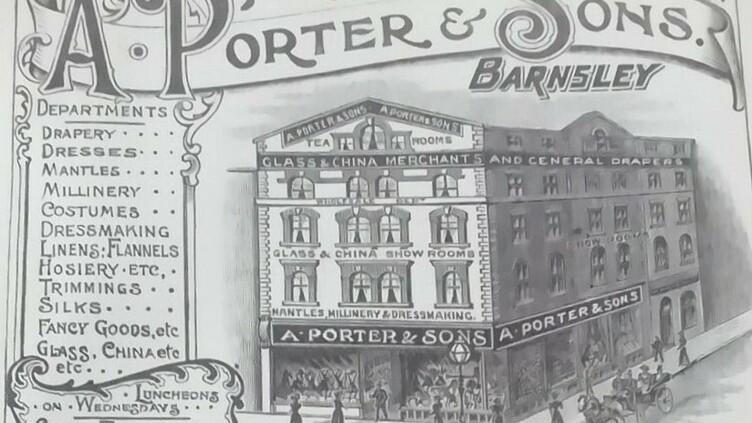 A sketch of Ann Porter's shop